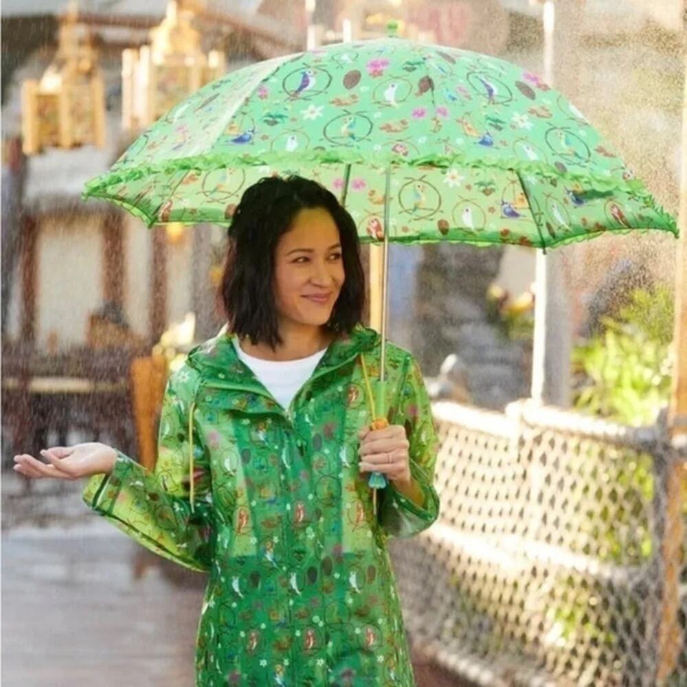 Disney Enchanted Tiki Room Rain Jacket for Women XS‎ NWOT - Picture 2 of 10